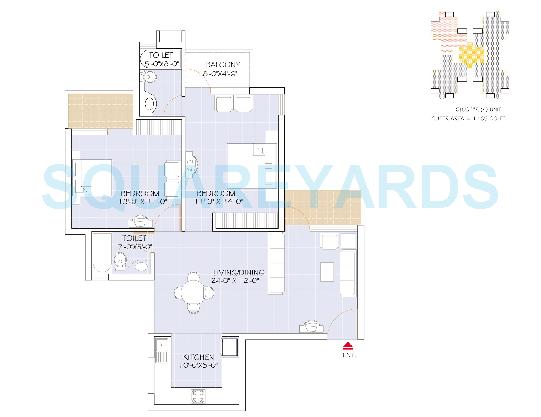 Omaxe Heights — floor plan 1