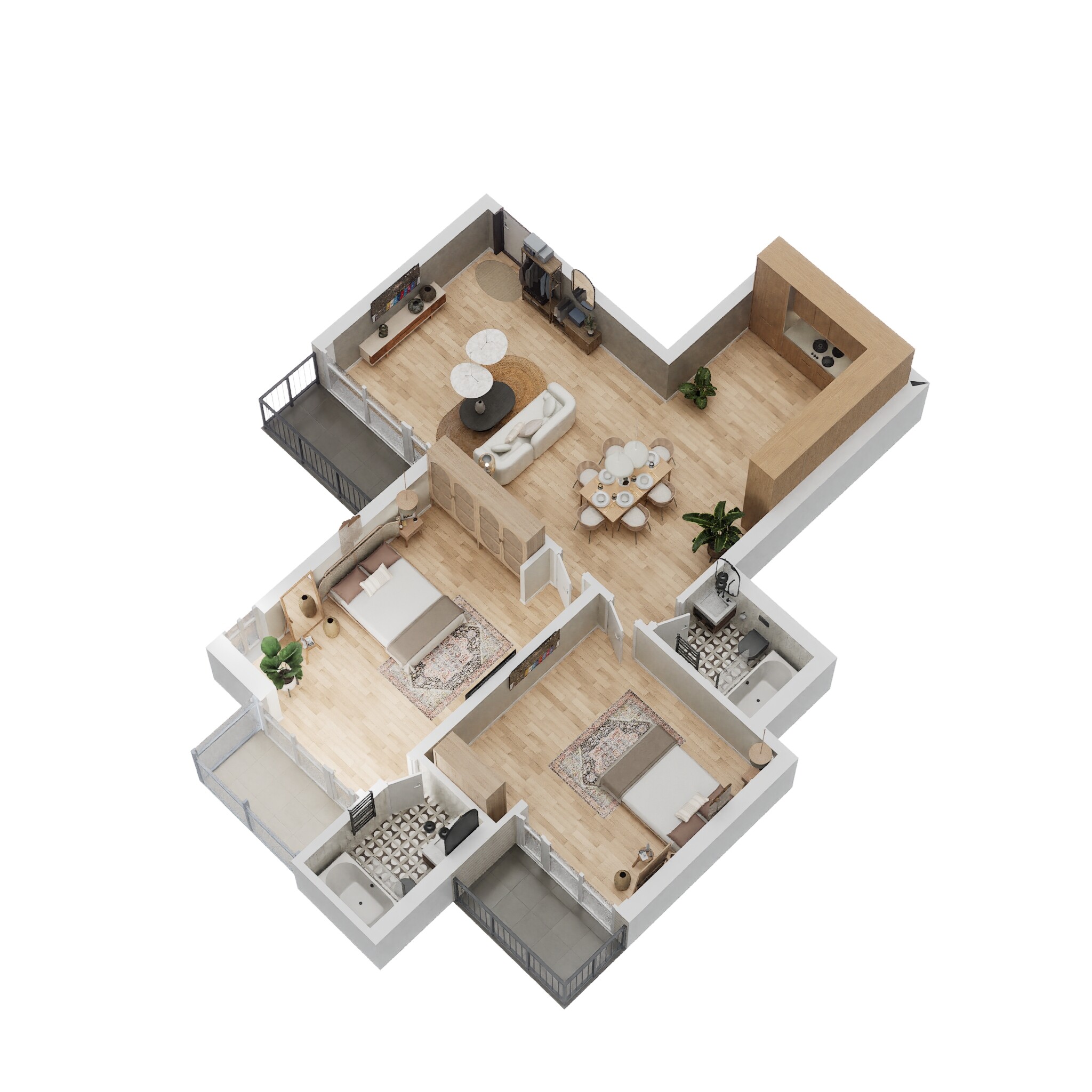 Omaxe Heights — floor plan 2