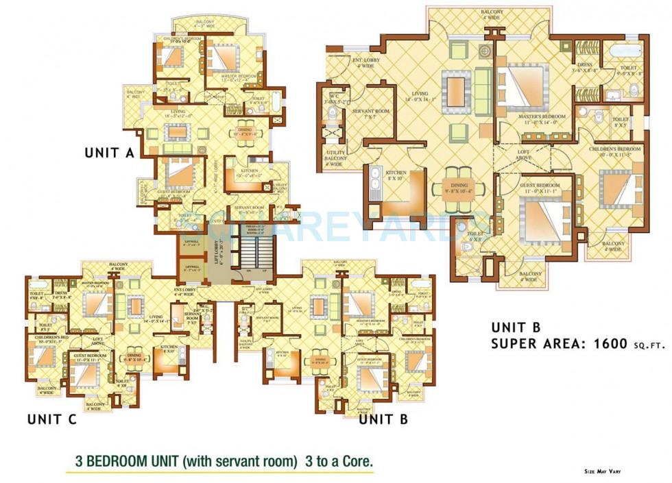 Shiv Sai Ozone Park — floor plan 3