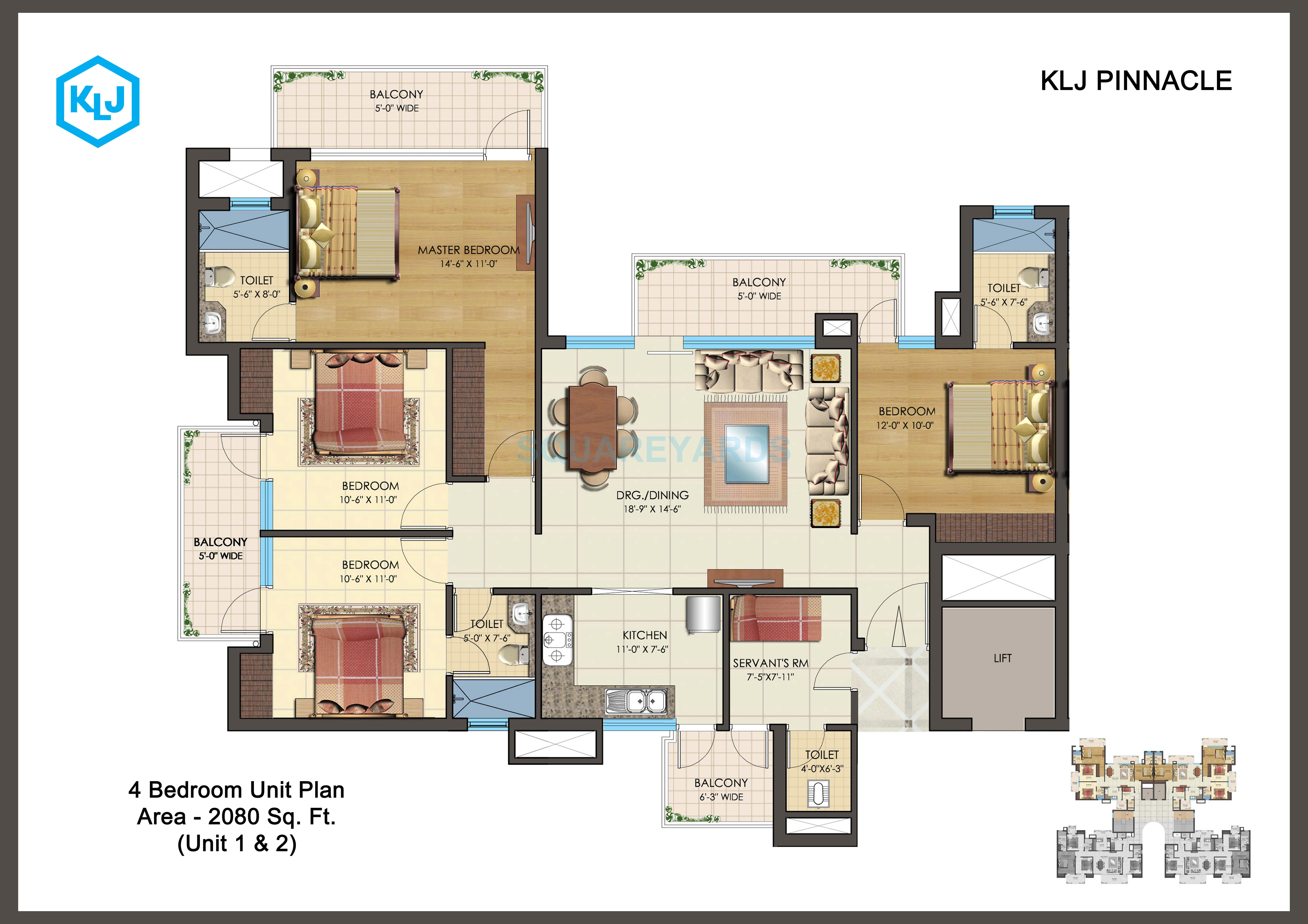 KLJ Pinnacle — floor plan 2