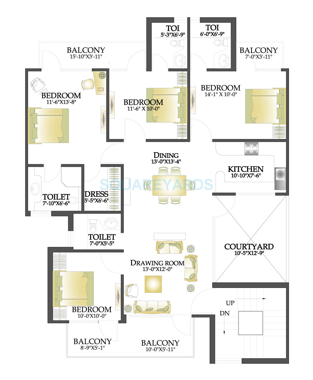 RPS Palms — floor plan 1