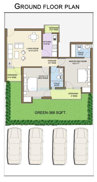 KLJ Platinum Floors — floor plan 1