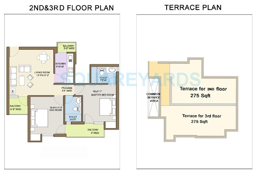 KLJ Platinum Floors — floor plan 3