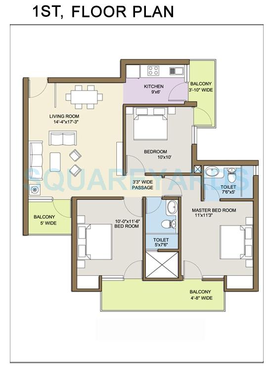 KLJ Platinum Floors — floor plan 8