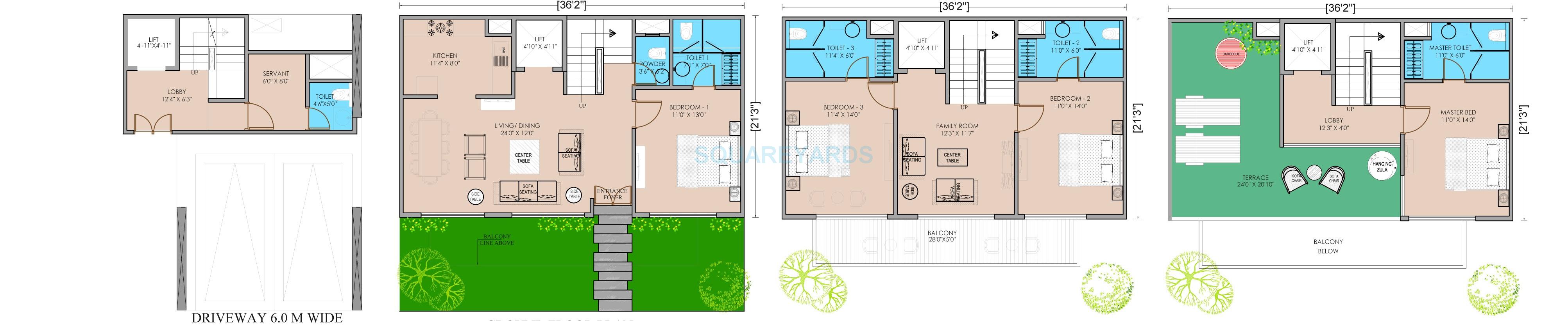 Supertech Sports Republik — floor plan 3