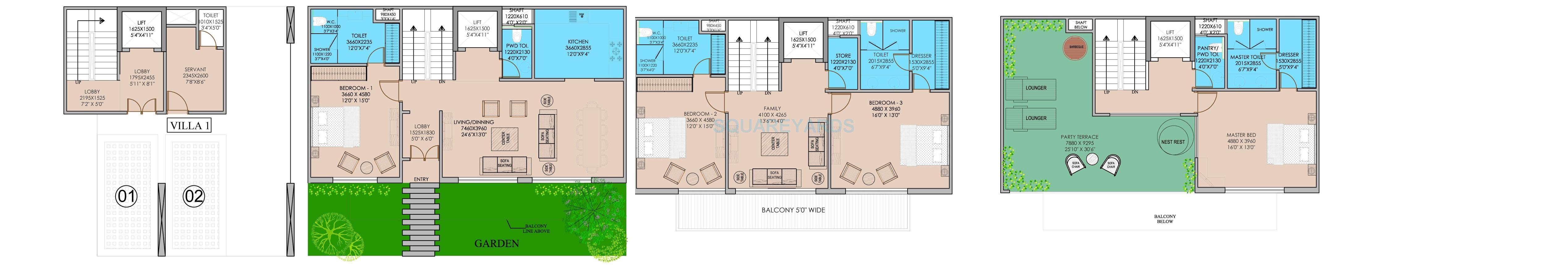 Supertech Sports Republik — floor plan 4