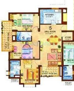 Eros Charmwood Village — floor plan 2