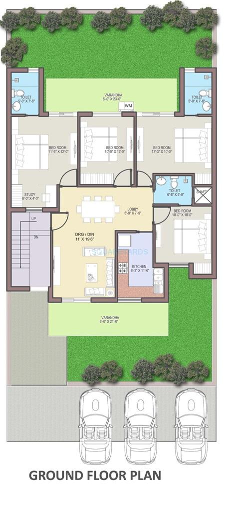 BPTP Park Elite Floors — floor plan 7