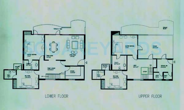 Omaxe Green Valley — floor plan 3