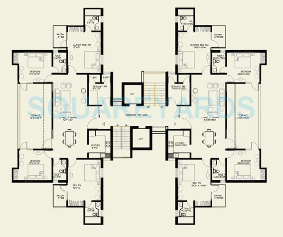 Omaxe Green Valley — floor plan 4