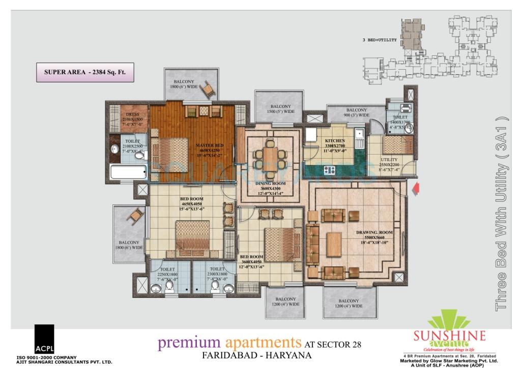 SLF Sunshine Avenue — floor plan 3