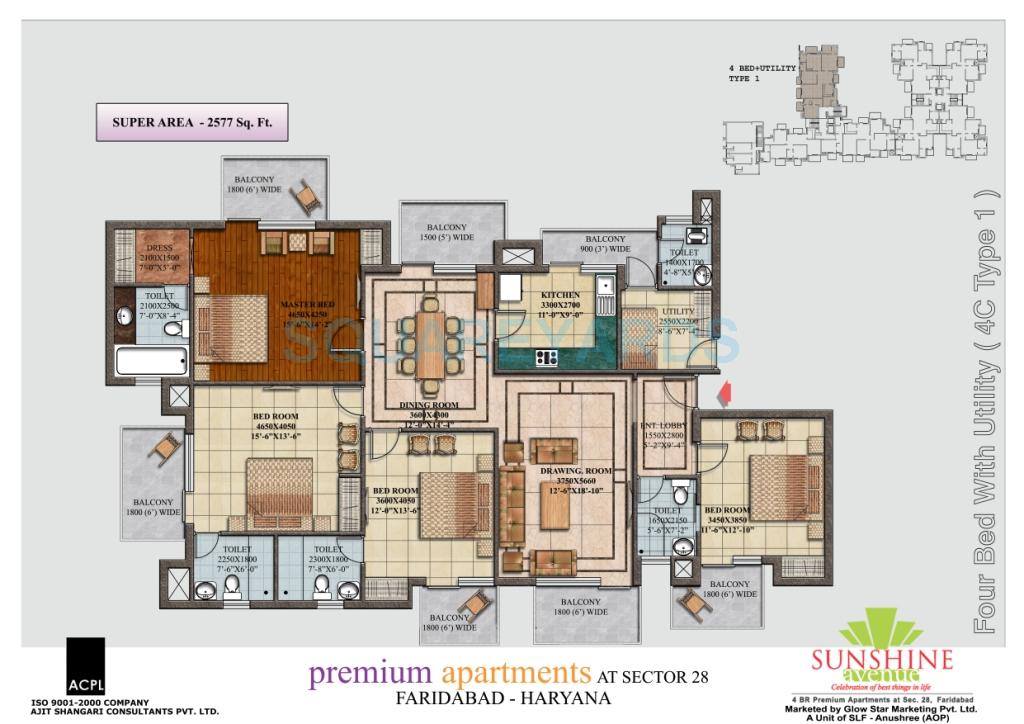 SLF Sunshine Avenue — floor plan 4