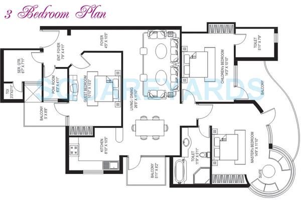 Tarang Orchid — floor plan 1
