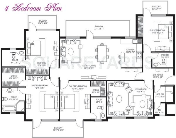 Tarang Orchid — floor plan 2