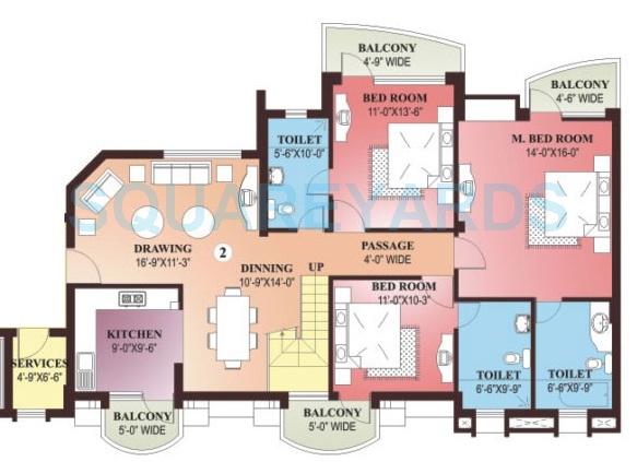 Parsvnath Green Ville — floor plan 10