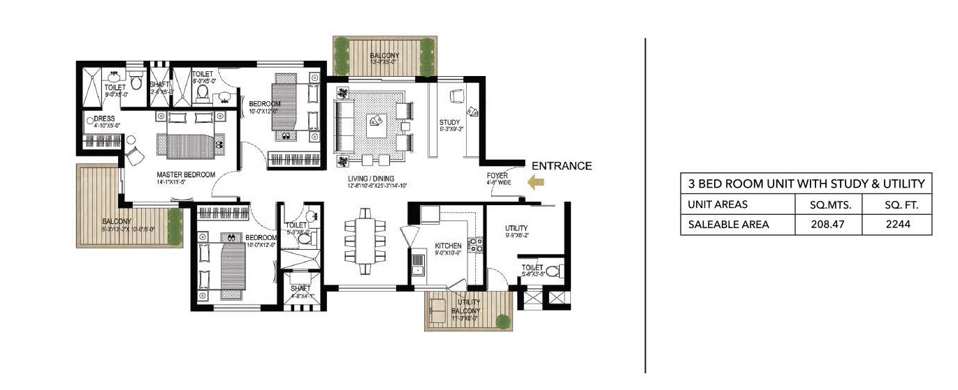 Alphacorp Gurgaon One 84 — floor plan 5