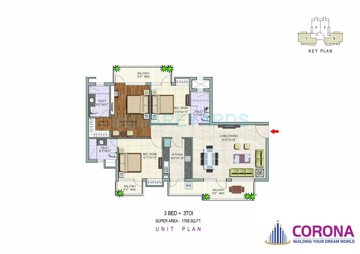 Corona Graceiux — floor plan 4