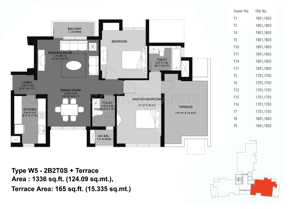 Unitech Fresco — floor plan 2