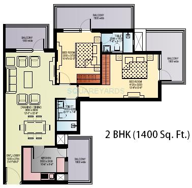 Capital Residency 360 — floor plan 1