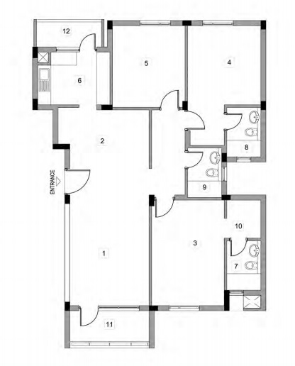 Vatika Boulevard Residences — floor plan 3