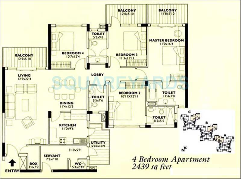 Central Park I — floor plan 3