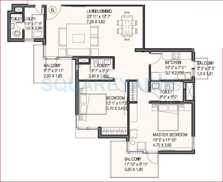 Ireo Uptown — floor plan 1