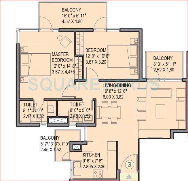 Ireo Uptown — floor plan 3