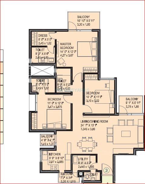 Ireo Uptown — floor plan 6