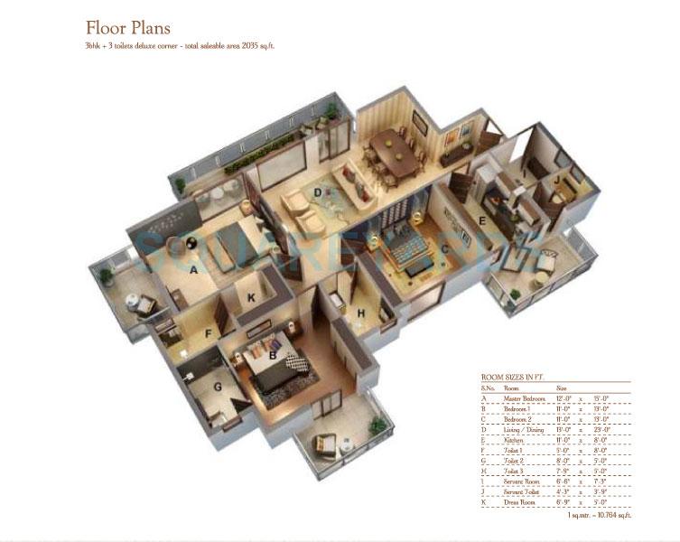 Ansal Amantre — floor plan 2