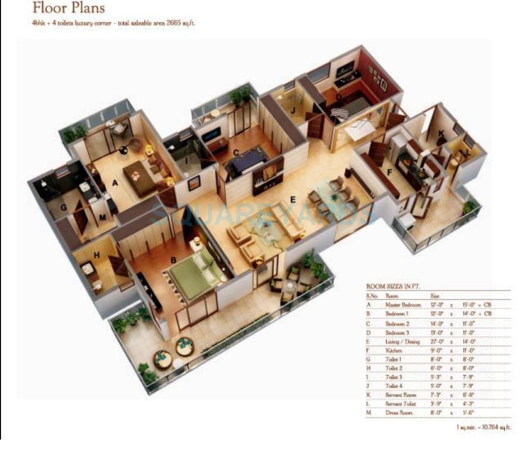 Ansal Amantre — floor plan 5