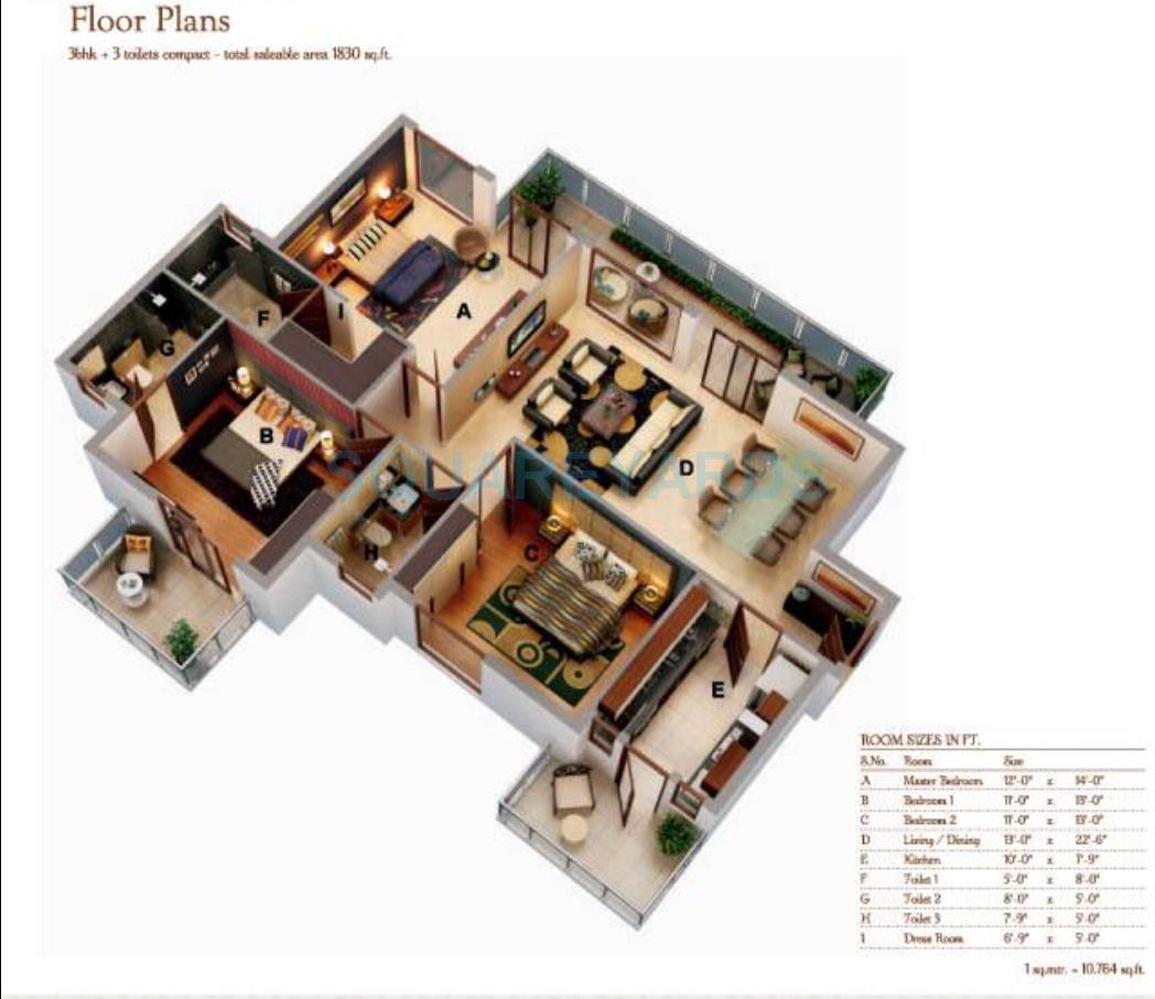 Ansal Amantre — floor plan 4
