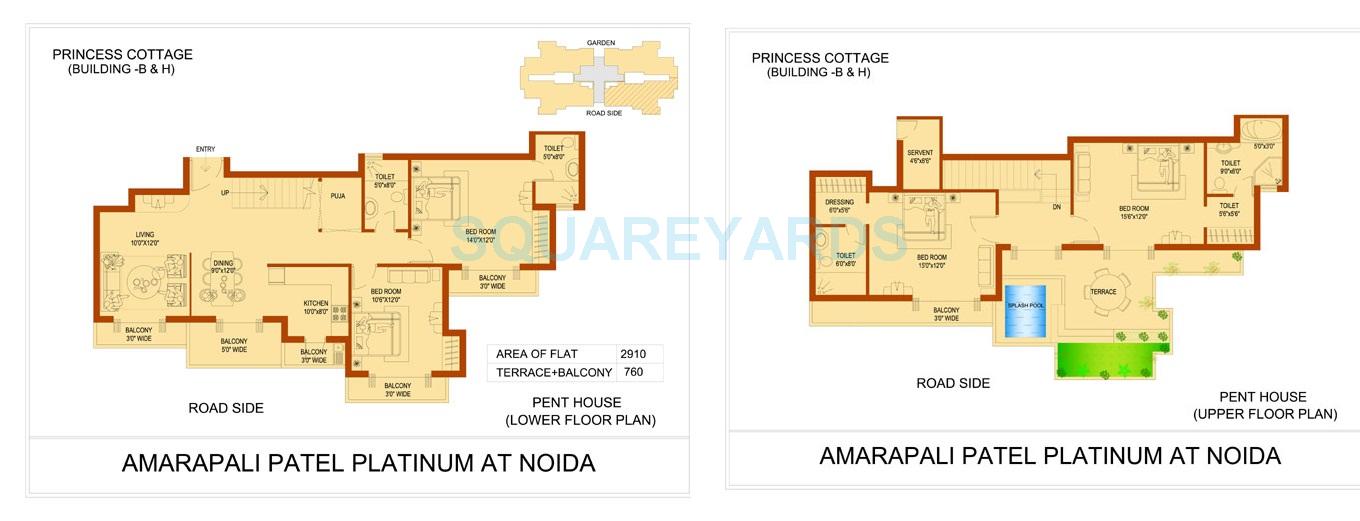 Amrapali Platinum — floor plan 5