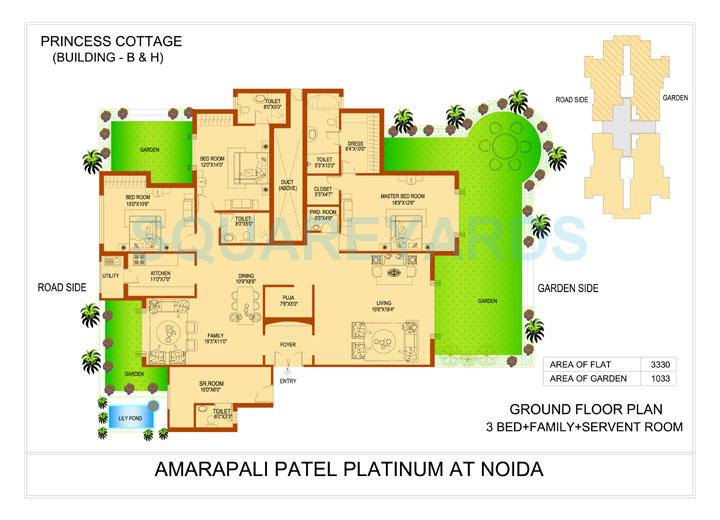 Amrapali Platinum — floor plan 2
