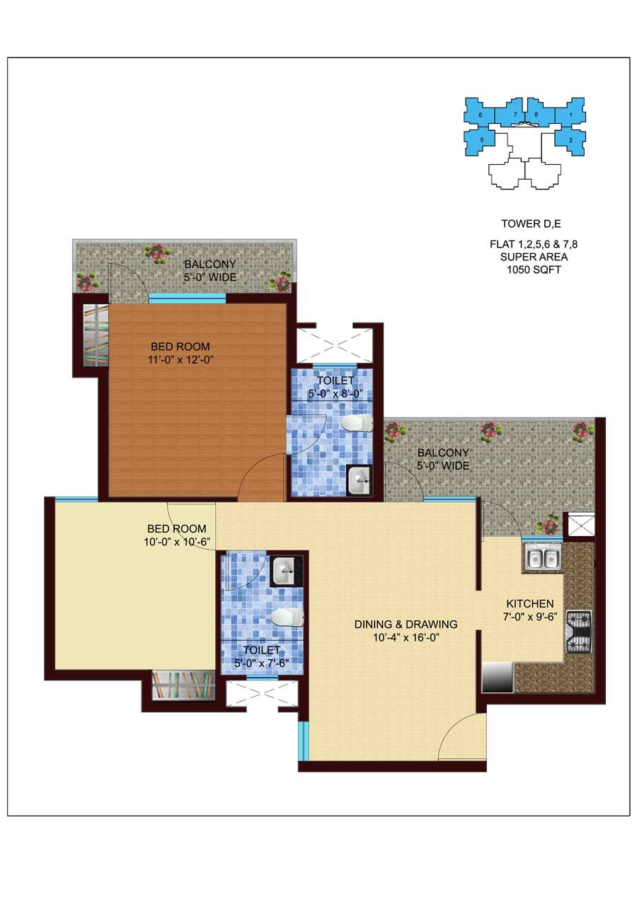 Unnati Fortune The Aranya — floor plan 4
