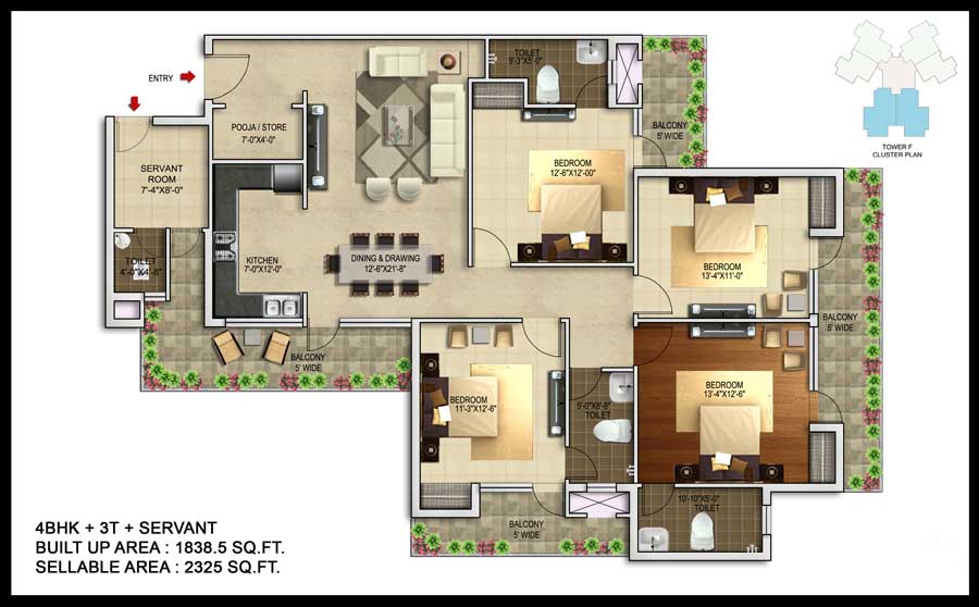 Unnati Fortune The Aranya — floor plan 13