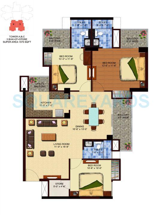 Unnati Fortune The Aranya — floor plan 5
