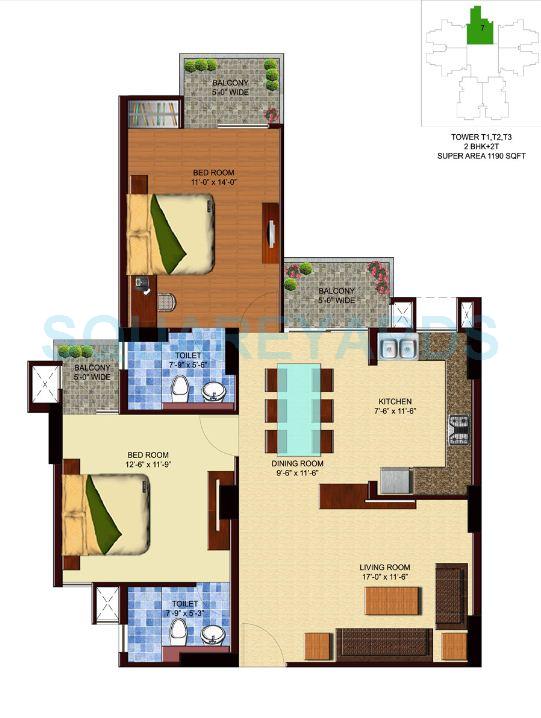 Unnati Fortune The Aranya — floor plan 2