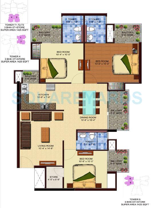 Unnati Fortune The Aranya — floor plan 6