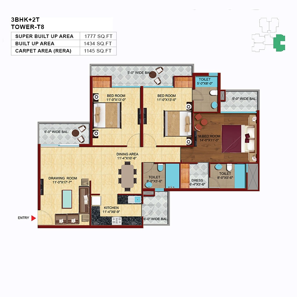 Unnati Fortune The Aranya — floor plan 10