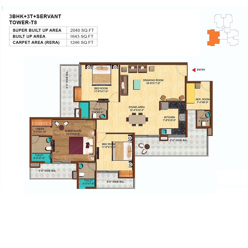 Unnati Fortune The Aranya — floor plan 11