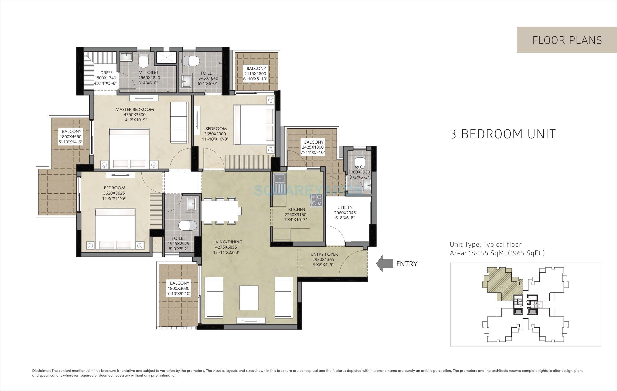 Satya Residences — floor plan 1