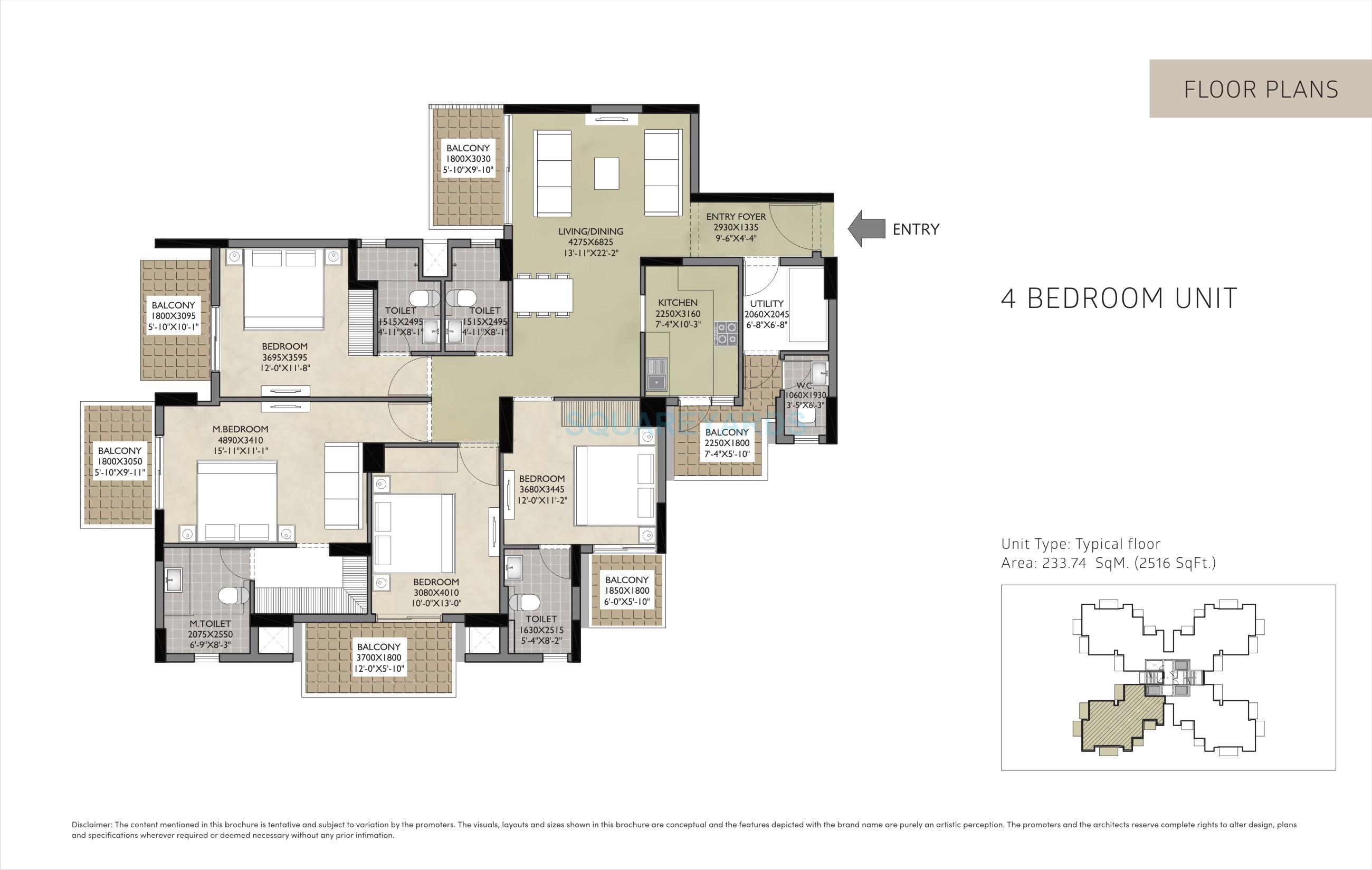 Satya Residences — floor plan 3