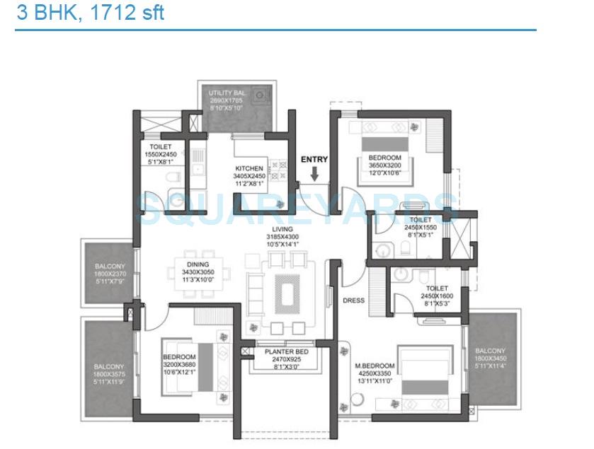 Godrej Premia Tower — floor plan 1