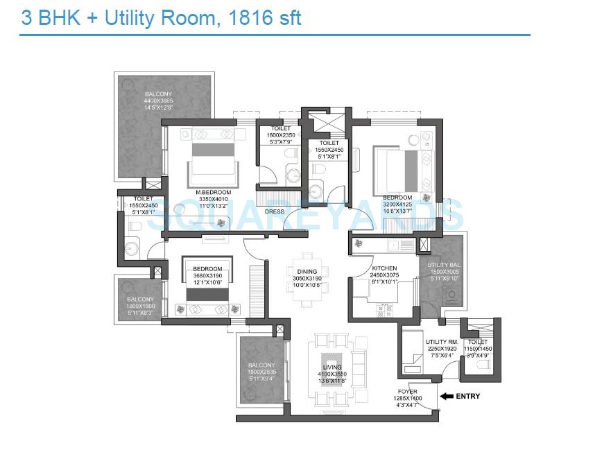 Godrej Premia Tower — floor plan 3