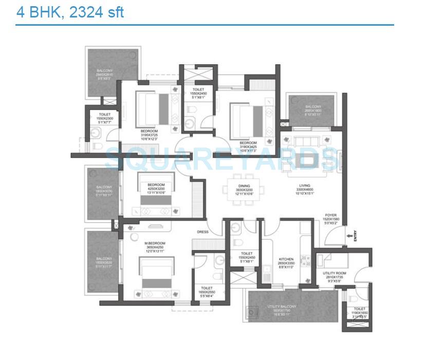 Godrej Premia Tower — floor plan 7