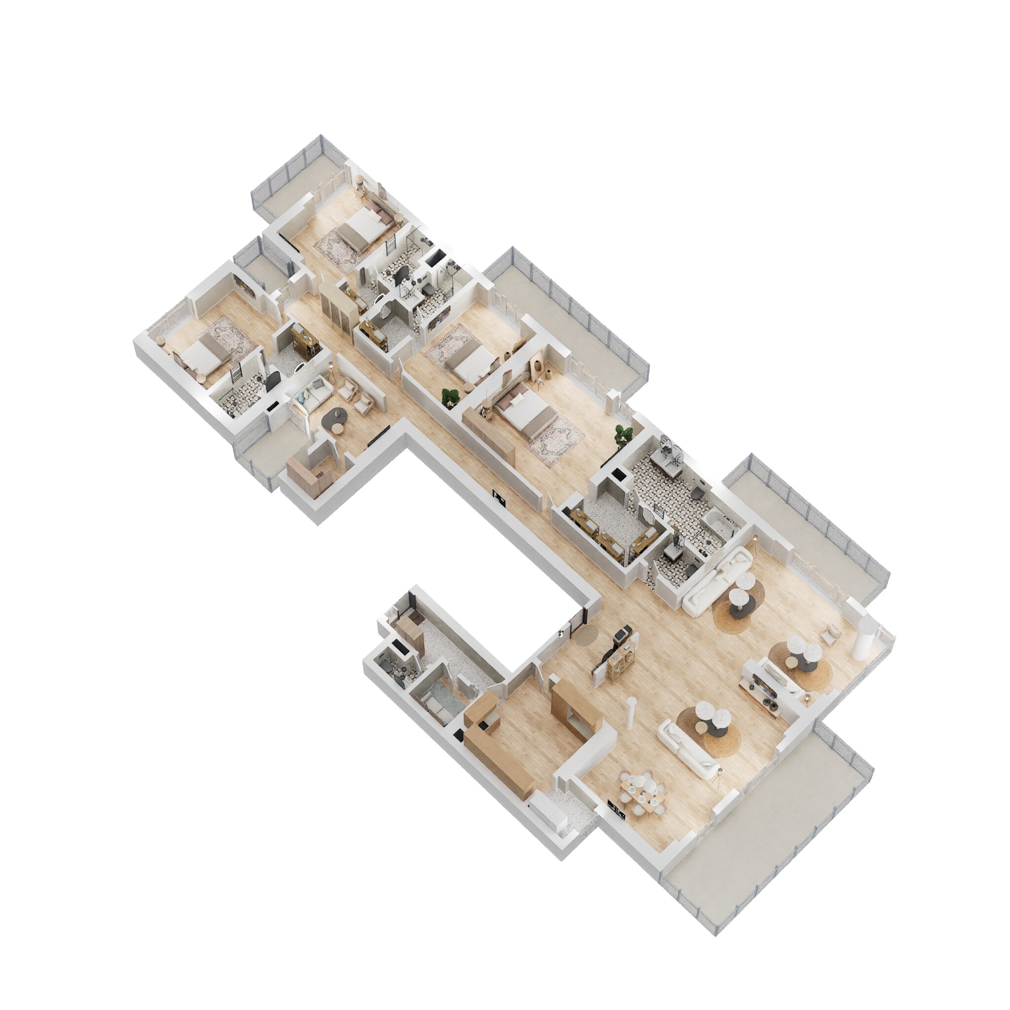 M3M ST Andrews Golf Residences — floor plan 2