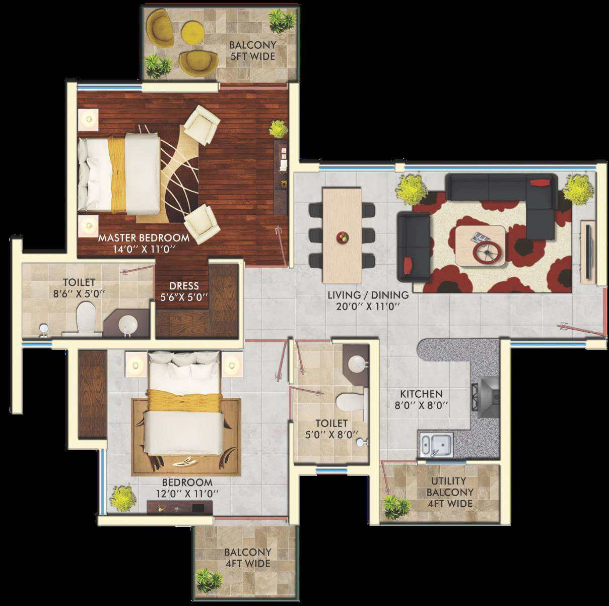 The Hemisphere — floor plan 2