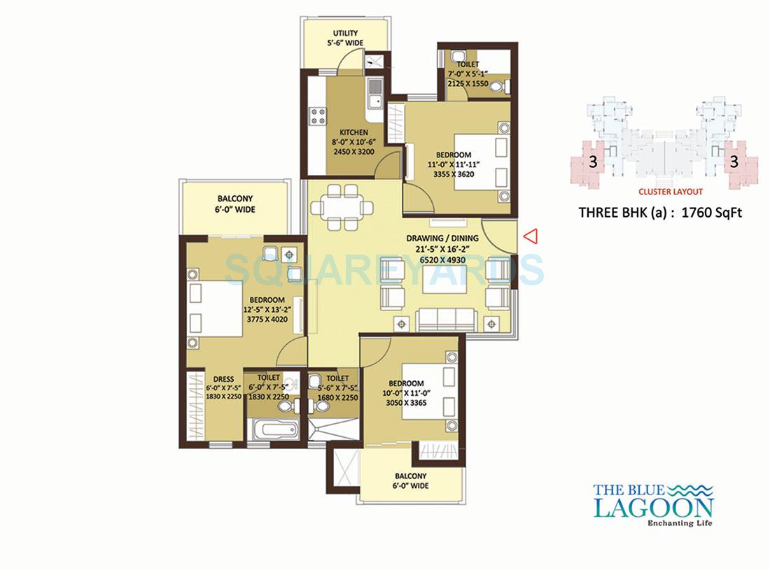 Orris The Blue Lagoon — floor plan 3