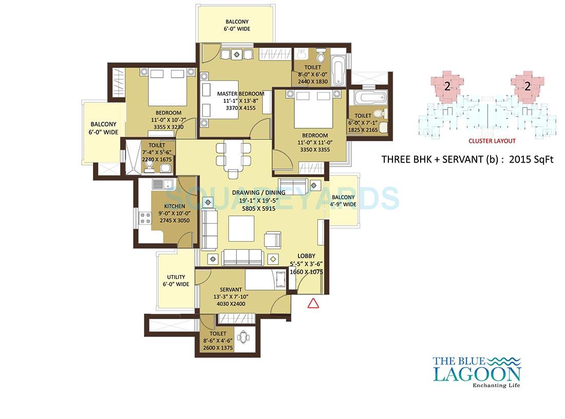 Orris The Blue Lagoon — floor plan 4