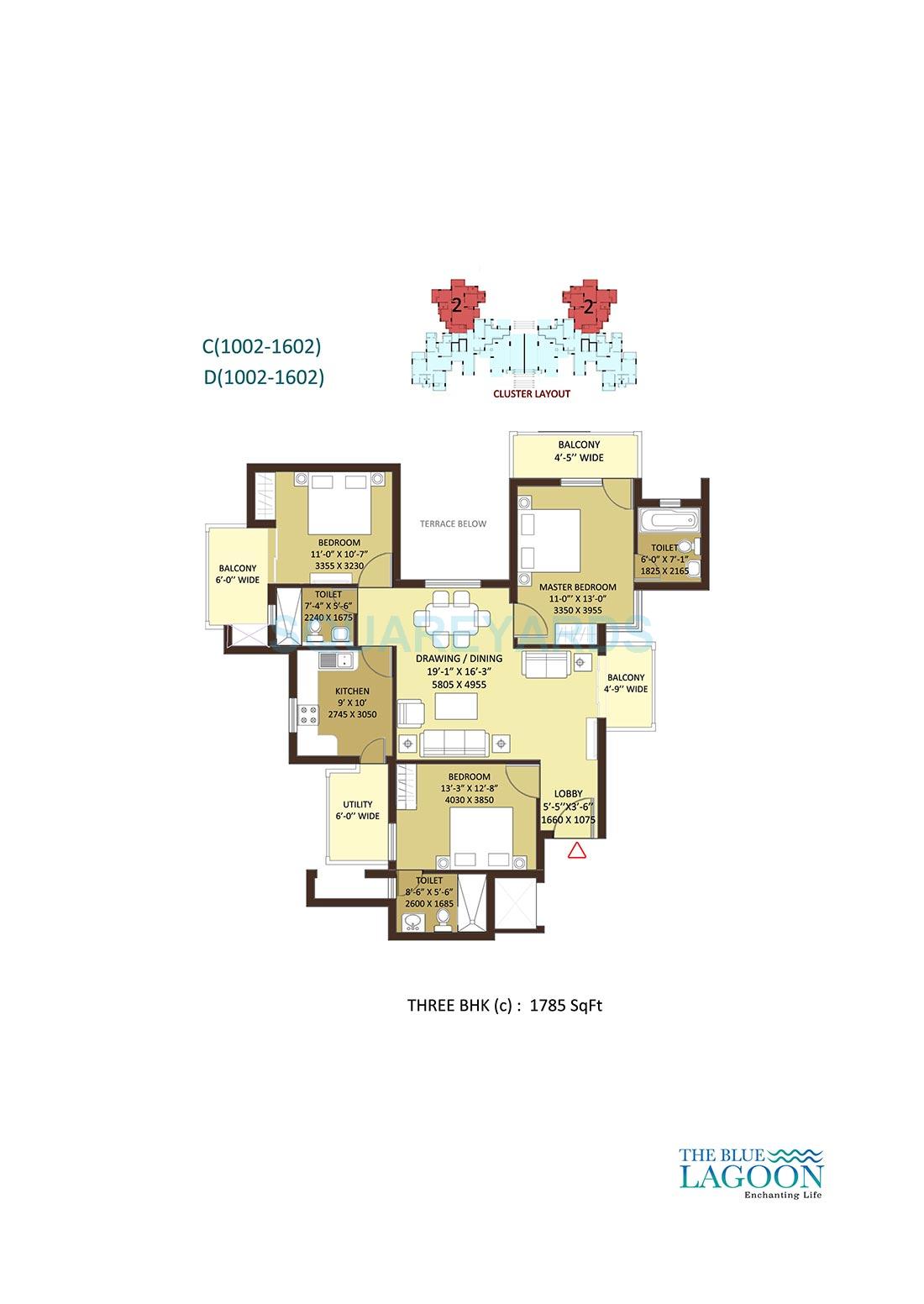 Orris The Blue Lagoon — floor plan 5